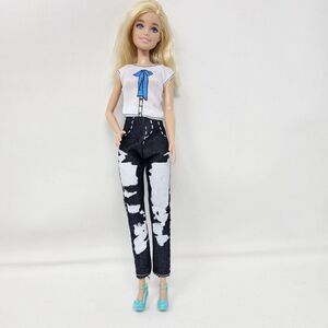 2013 Mattel‎ Barbie Fashionistas Doll Blonde Jeans Heels